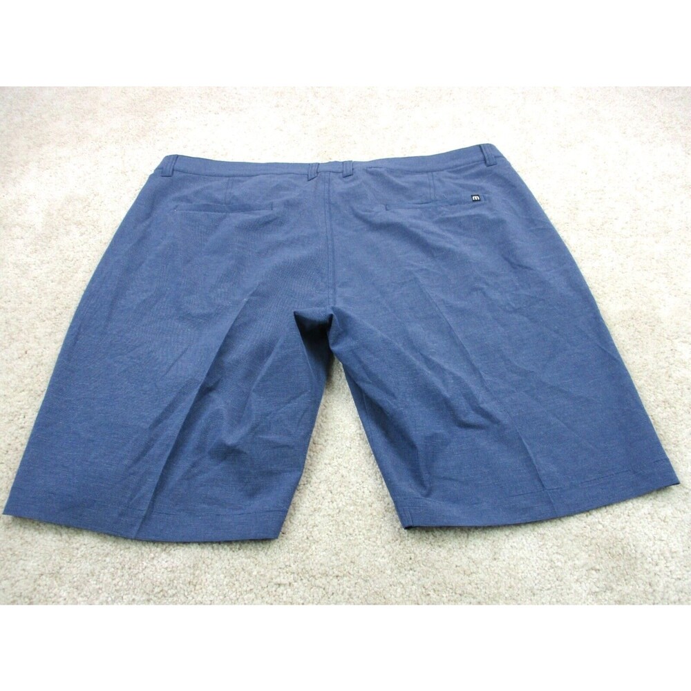 Travis Mathew Shorts Mens 40 Blue Performance Stretch Chino Golf Golfing 40x11 - Picture 3 of 8